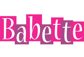 Babette whine logo