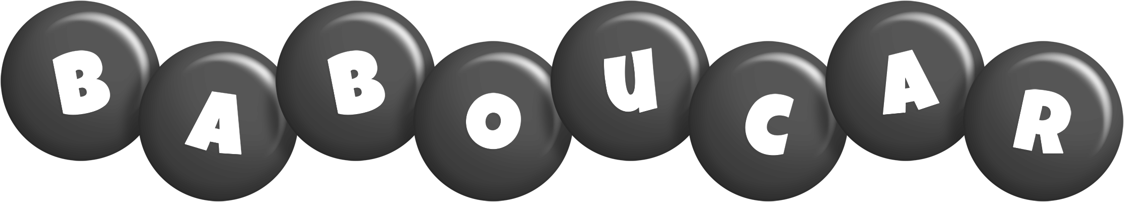 Baboucar candy-black logo