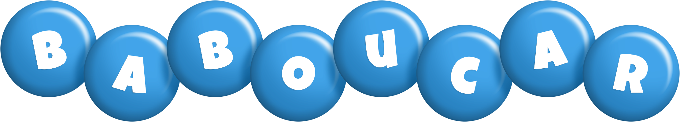 Baboucar candy-blue logo
