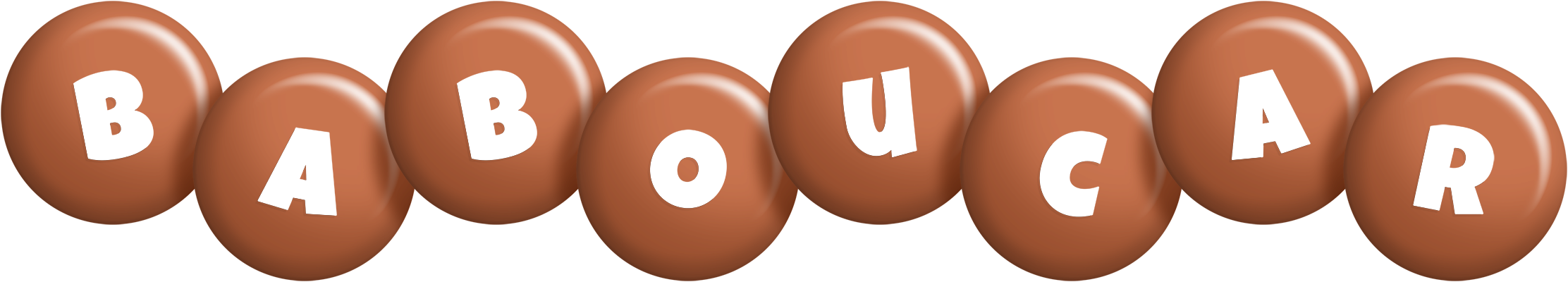 Baboucar candy-brown logo