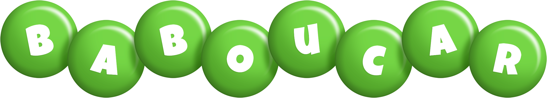 Baboucar candy-green logo