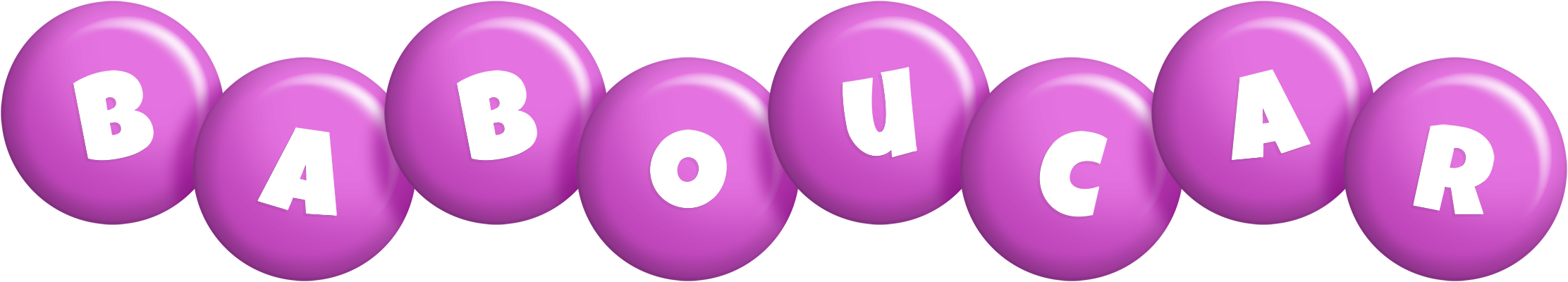 Baboucar candy-purple logo