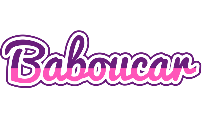 Baboucar cheerful logo