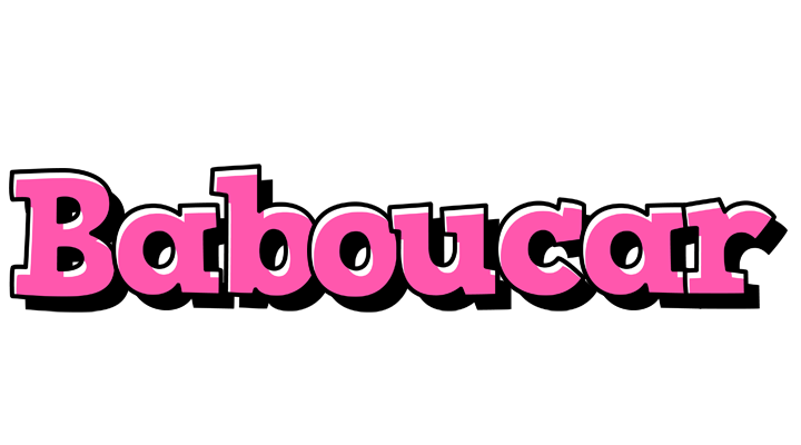 Baboucar girlish logo