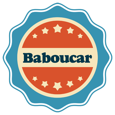 Baboucar labels logo