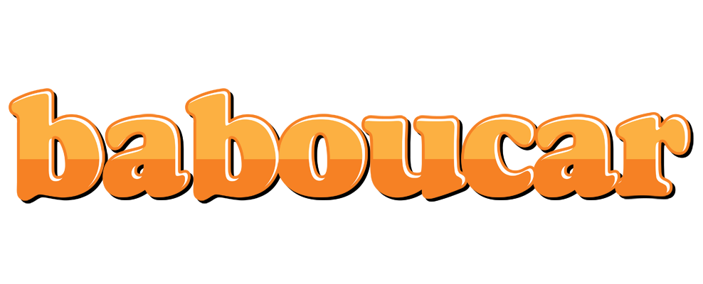 Baboucar orange logo