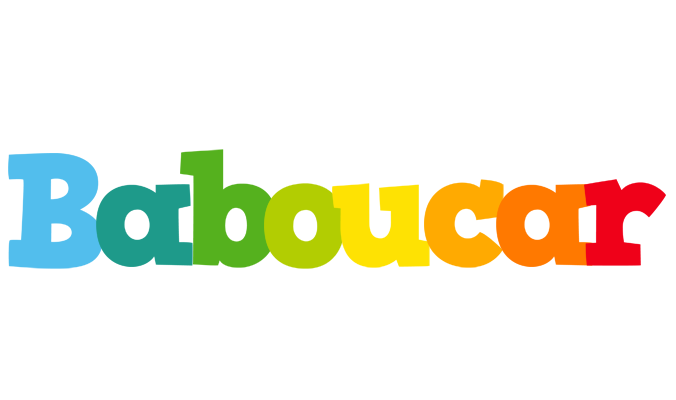 Baboucar rainbows logo