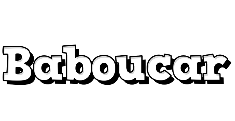 Baboucar snowing logo