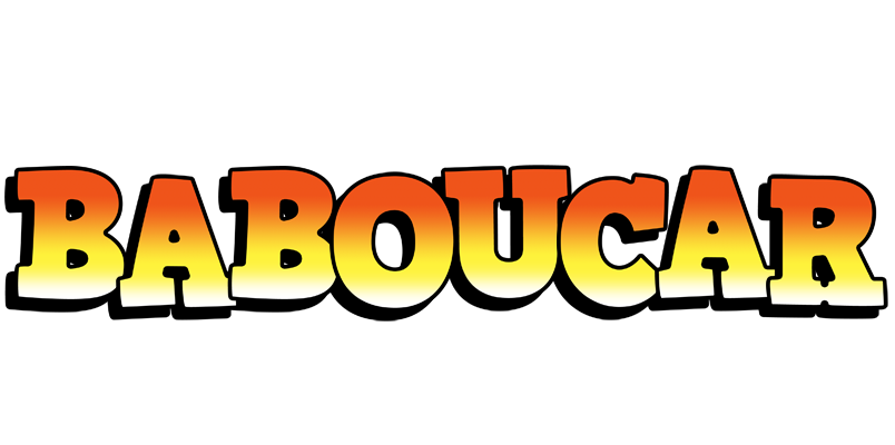 Baboucar sunset logo