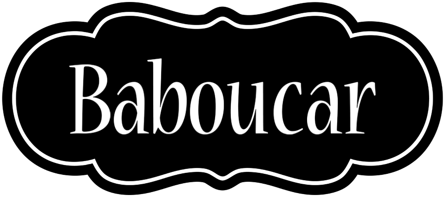Baboucar welcome logo
