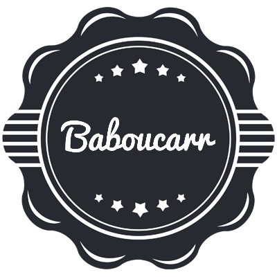 Baboucarr badge logo