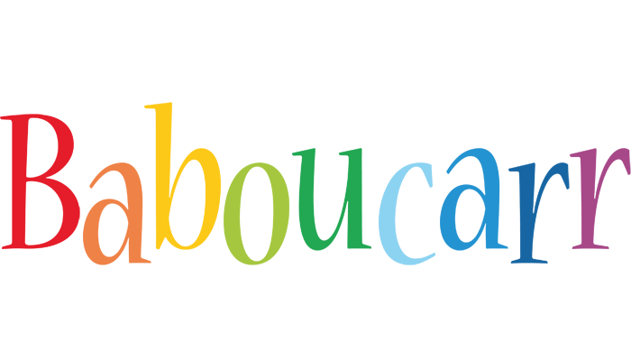 Baboucarr birthday logo