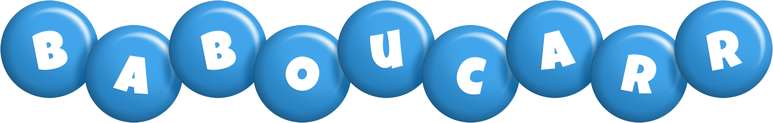 Baboucarr candy-blue logo