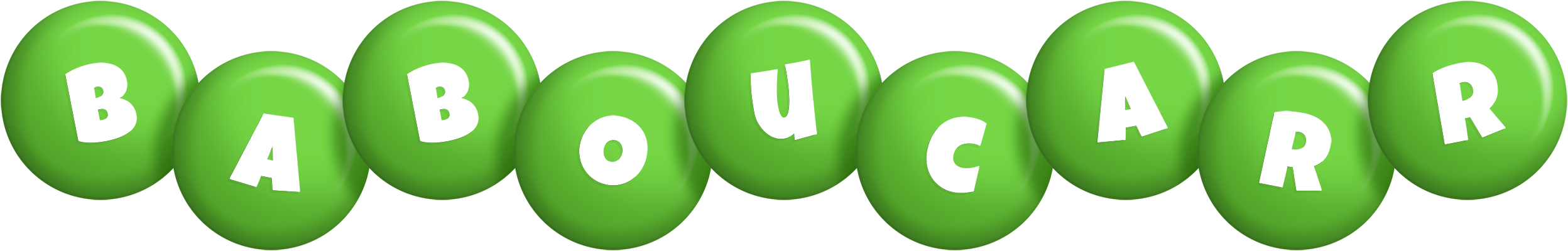Baboucarr candy-green logo