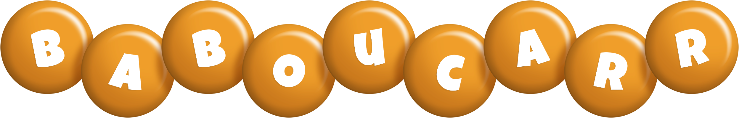 Baboucarr candy-orange logo