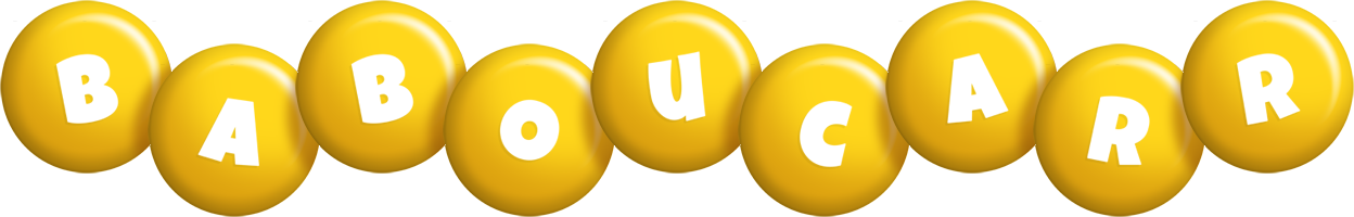 Baboucarr candy-yellow logo
