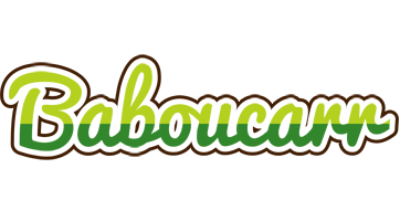 Baboucarr golfing logo