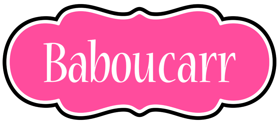 Baboucarr invitation logo