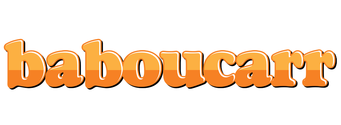Baboucarr orange logo