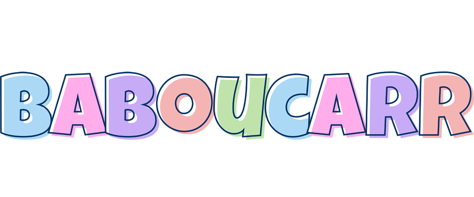 Baboucarr pastel logo