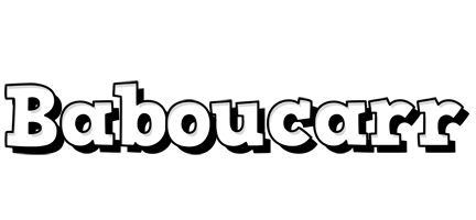 Baboucarr snowing logo