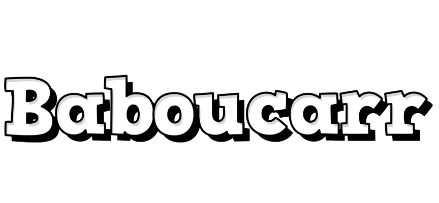 Baboucarr snowing logo