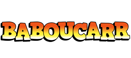 Baboucarr sunset logo