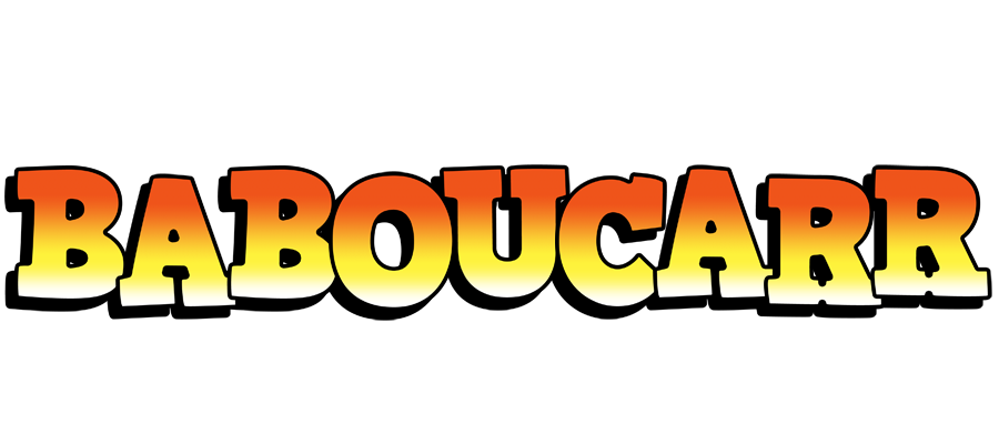 Baboucarr sunset logo