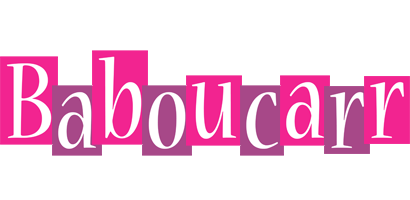 Baboucarr whine logo