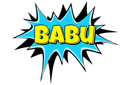 Babu amazing logo