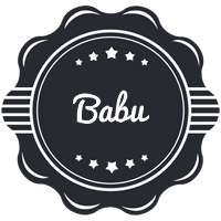 Babu badge logo