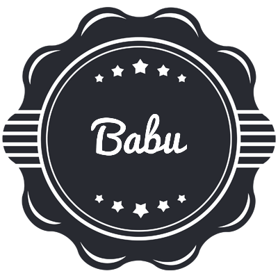 Babu badge logo