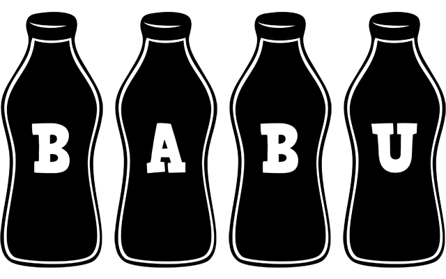 Babu bottle logo
