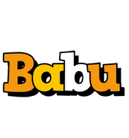 Babu cartoon logo