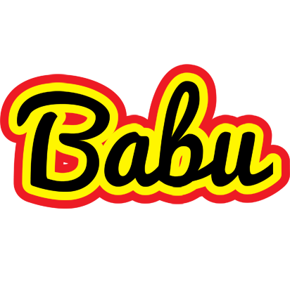 Babu flaming logo