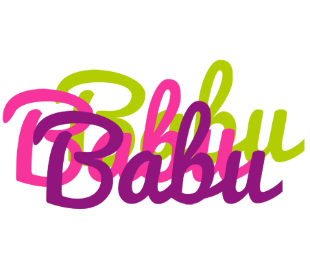 Babu flowers logo
