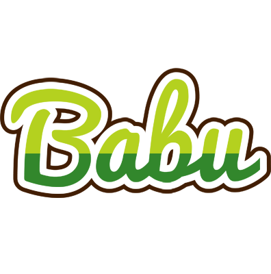 Babu golfing logo