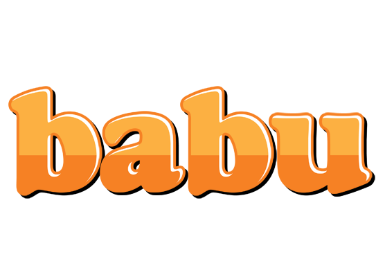 Babu orange logo