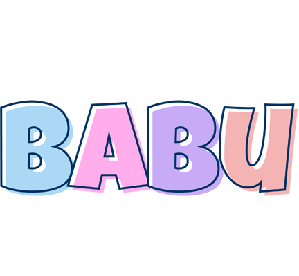 Babu pastel logo