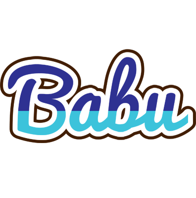 Babu raining logo