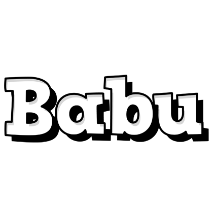 Babu snowing logo