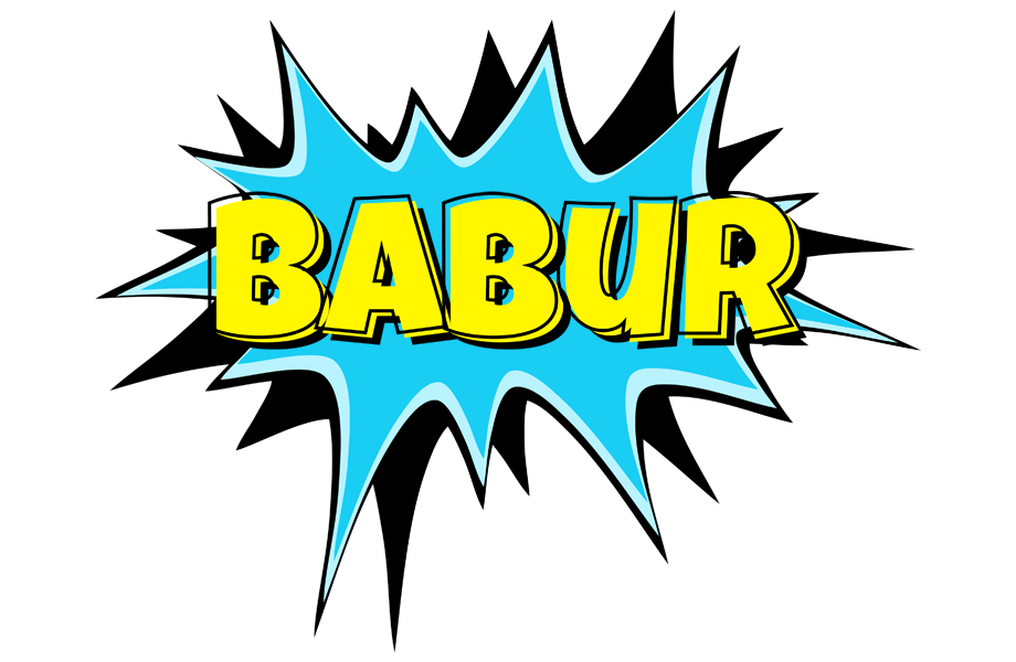 Babur amazing logo
