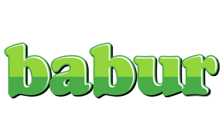 Babur apple logo