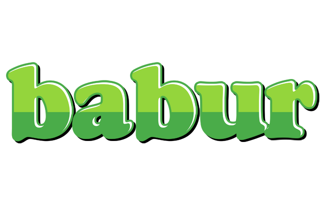 Babur apple logo