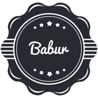 Babur badge logo