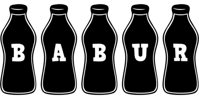 Babur bottle logo