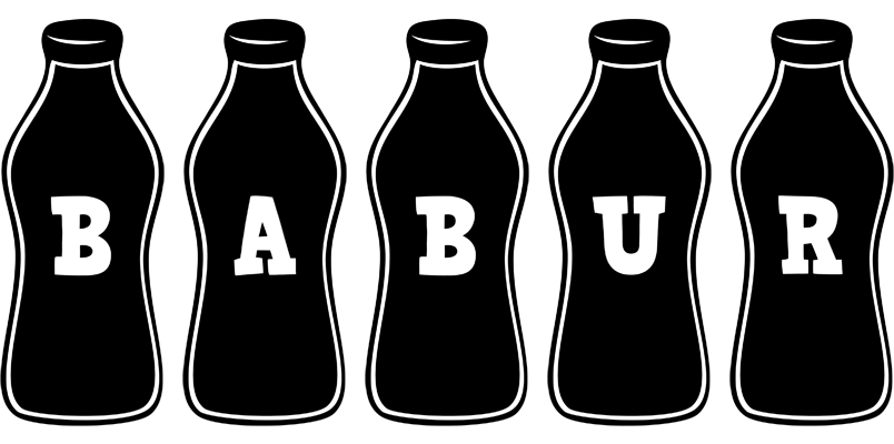 Babur bottle logo