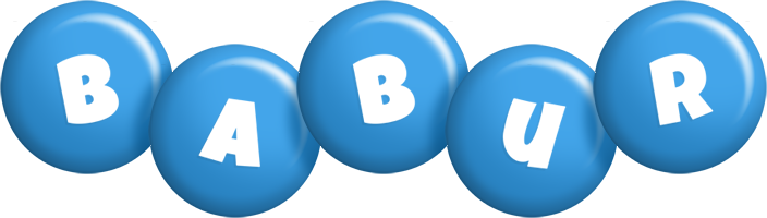 Babur candy-blue logo