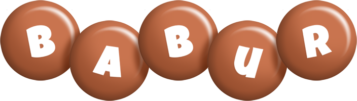 Babur candy-brown logo