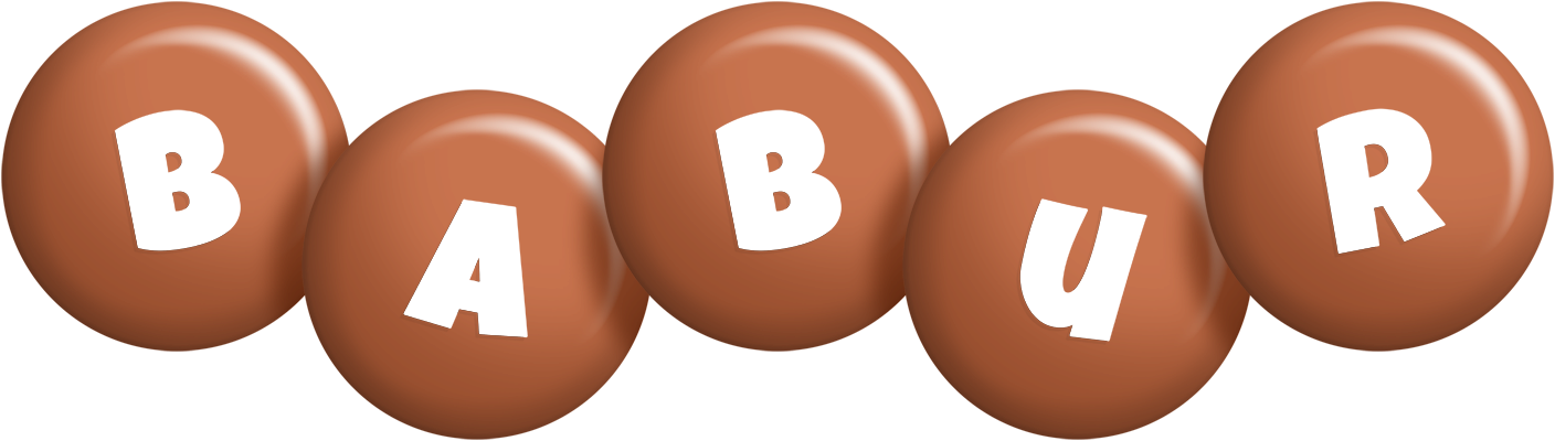 Babur candy-brown logo